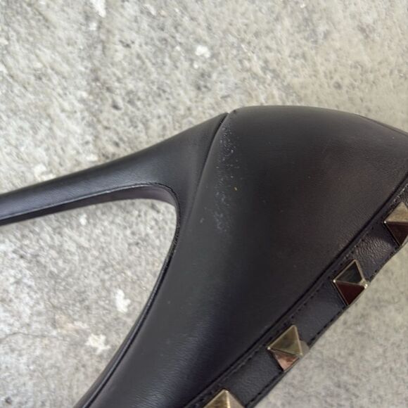 Valentino, silver rock stud heels - Picture 6 of 12